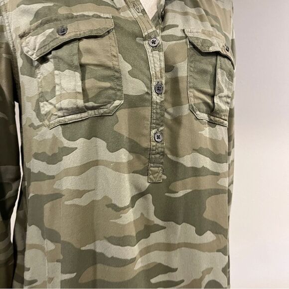 SO Camouflage Long Sleeve Shirt Dress size medium - Picture 5 of 13